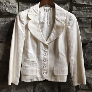 Bebe blazer 6 white